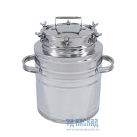 Бидон на 25 литров  из нержавеющей стали 31225